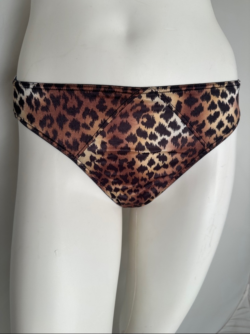 Victoria’s Secret second skin satin multicolor leopard print satin panty M